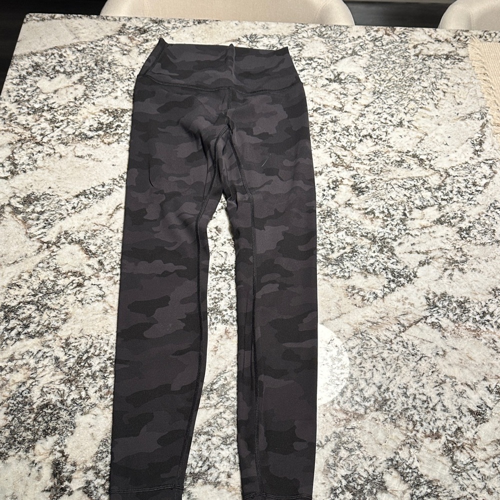 lululemon athletica Black Camo Leggings